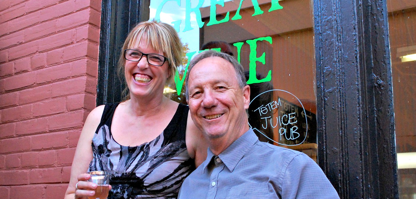 Catherine and Ken Cole at the 25th anniversary celebration of The Great Vine