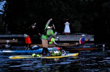 Solo paddlers Muskoka River X