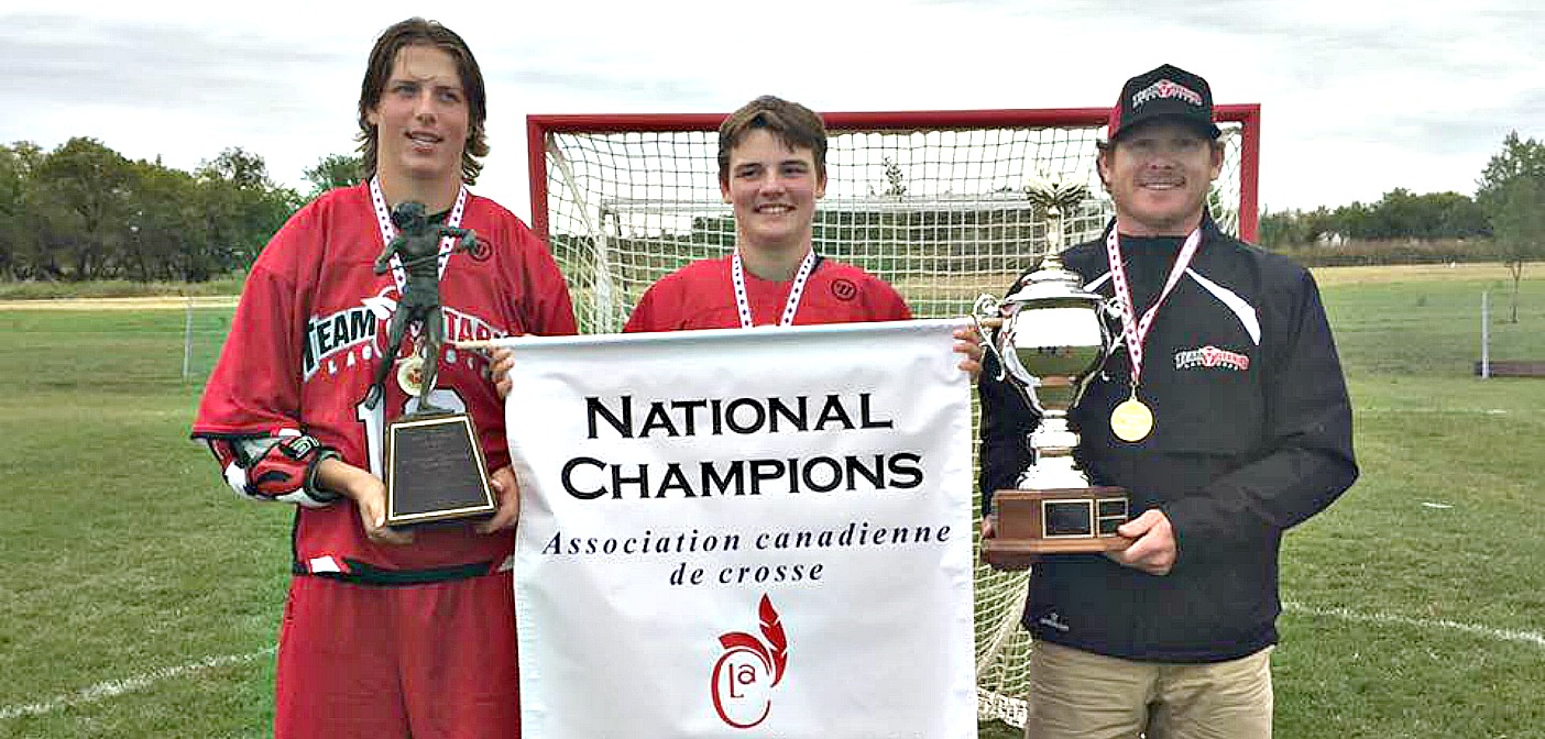 Local lacrosse players and coach help Ontario teams win championship