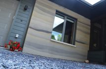 Mary McCulley rammed earth home
