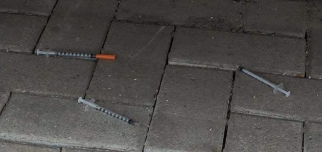 Concerns raised over improperly disposed hypodermic needles