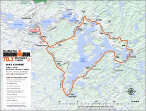 The new bike course begins and ends at the Canada Summit Centre in downtown Huntsville