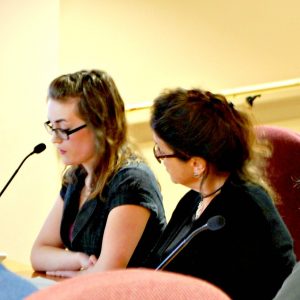 Lauren Saunders and Teal Cochrane