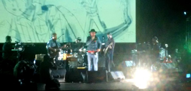 Gord Downie rehearsed upcoming shows at the Algonquin Theatre this week