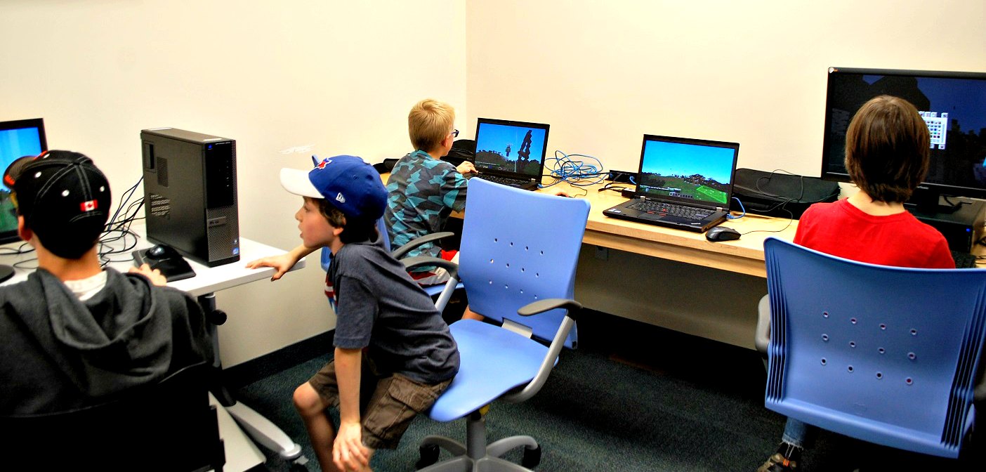 Minecraft in the Creativity and Exploration Hub was a big draw