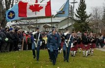Cadets and Cameron of Lochiel Pipes and Drums