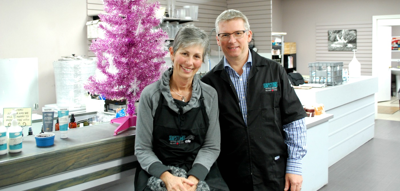 Joanne and David McLean are directing a portion of the proceeds from Soapstones sales to youth leadership initiatives