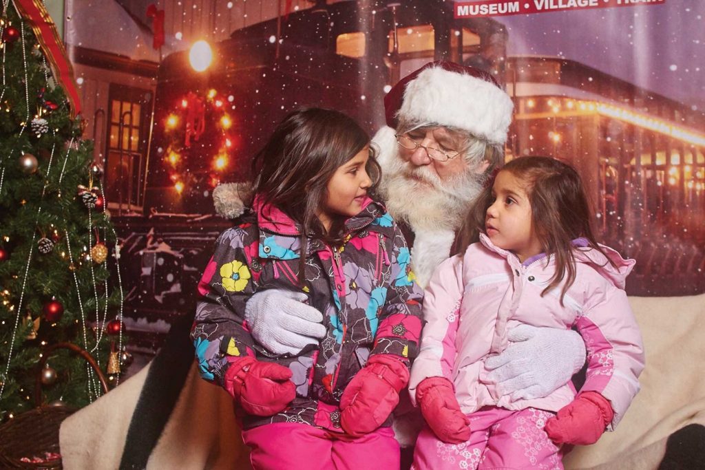 Santa at Portage Flyer Christmas