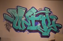 Unity graffiti art at The Door Youth Centre