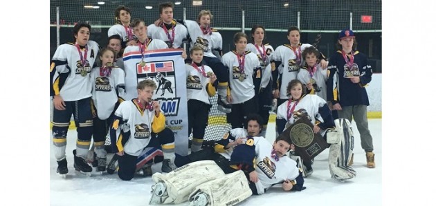 Bantam Rep Otters win gold at Can/Am championships