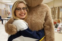 Hailey Scott teddy bear toss