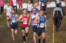 Jeramie Carbonaro, foreground at left (Photo: Athletics Canada)