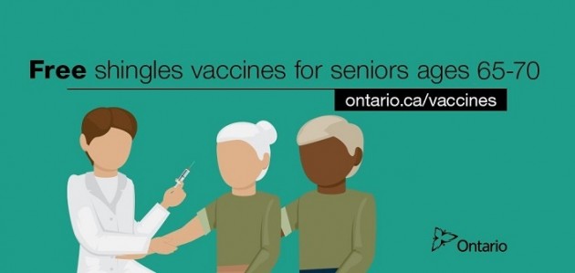 Shingles vaccine is free for seniors in 2017
