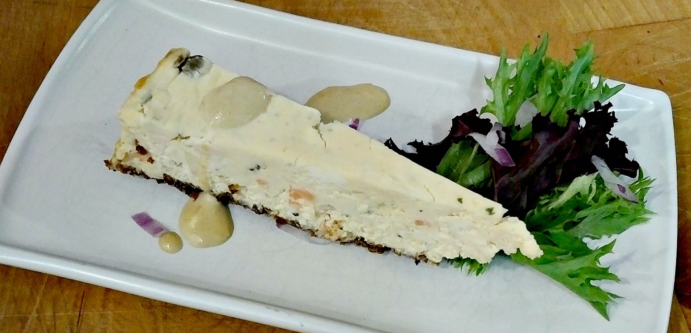 Smoked Salmon Cheesecake by Chef Dave Kealey, Café Wilgress