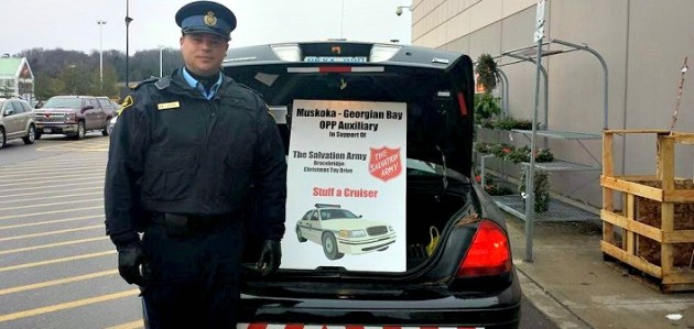 Help stuff a cruiser with toys to make the holidays bright for families in need