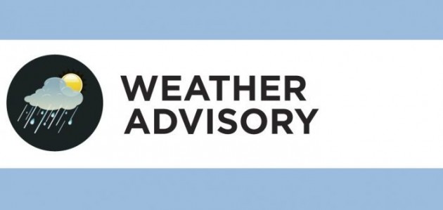 Water safety advisory in effect with rainfall expected on Boxing Day