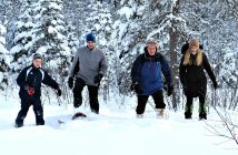 Find Your Wild snowshoeing