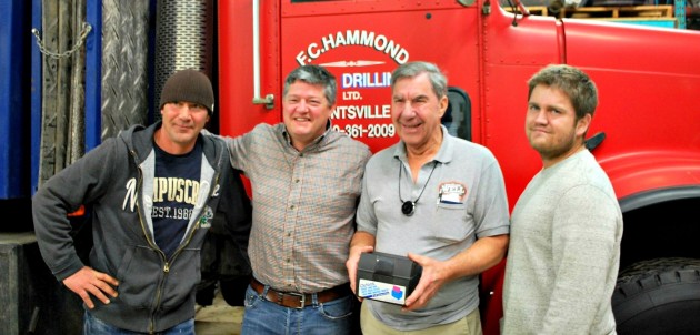 Lucky number 13 wins a client the cost of a well in F.C. Hammond’s annual draw