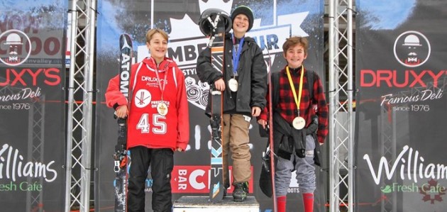 Local freestyle skier takes bronze, gold at Timber Tour double-header