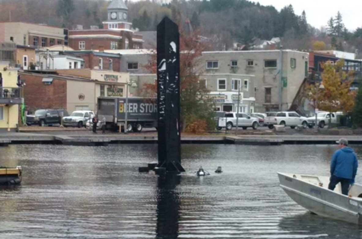 This photo of the art installation was provided by Town Manager of Arts and Culture in her report to council.