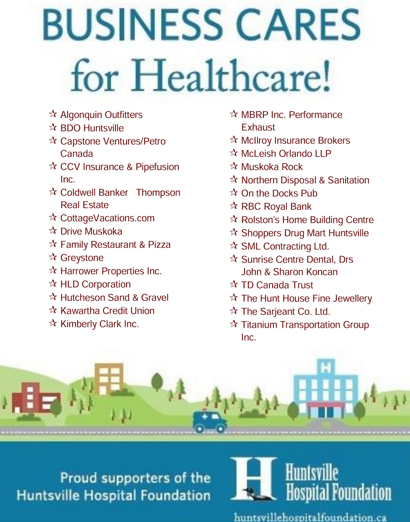 Business Cares supporters