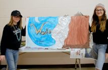 HPS students Anwyn Westgarth (left) and Karrisa Lindsay