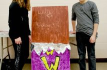 Irwin Memorial students Emma Parsons (left) and Dylan Hooey