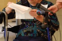 Club 55's longest running active member, Blanche Guest