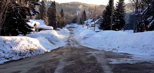 Overnight snowbank Removal Operations in Downtown Huntsville – January 9, 2026