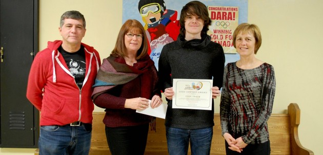 HHS student Josh Trask wins design competition for 2018 southern Ontario curling event