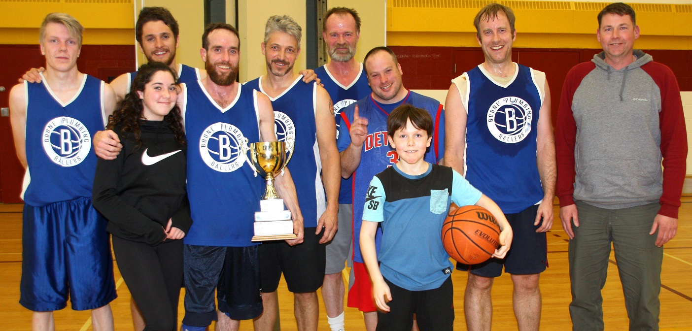 The Boone Plumbing Ballers are Muskoka Men’s Basketball League champs
