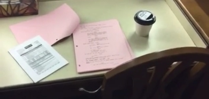 Our Town – on set