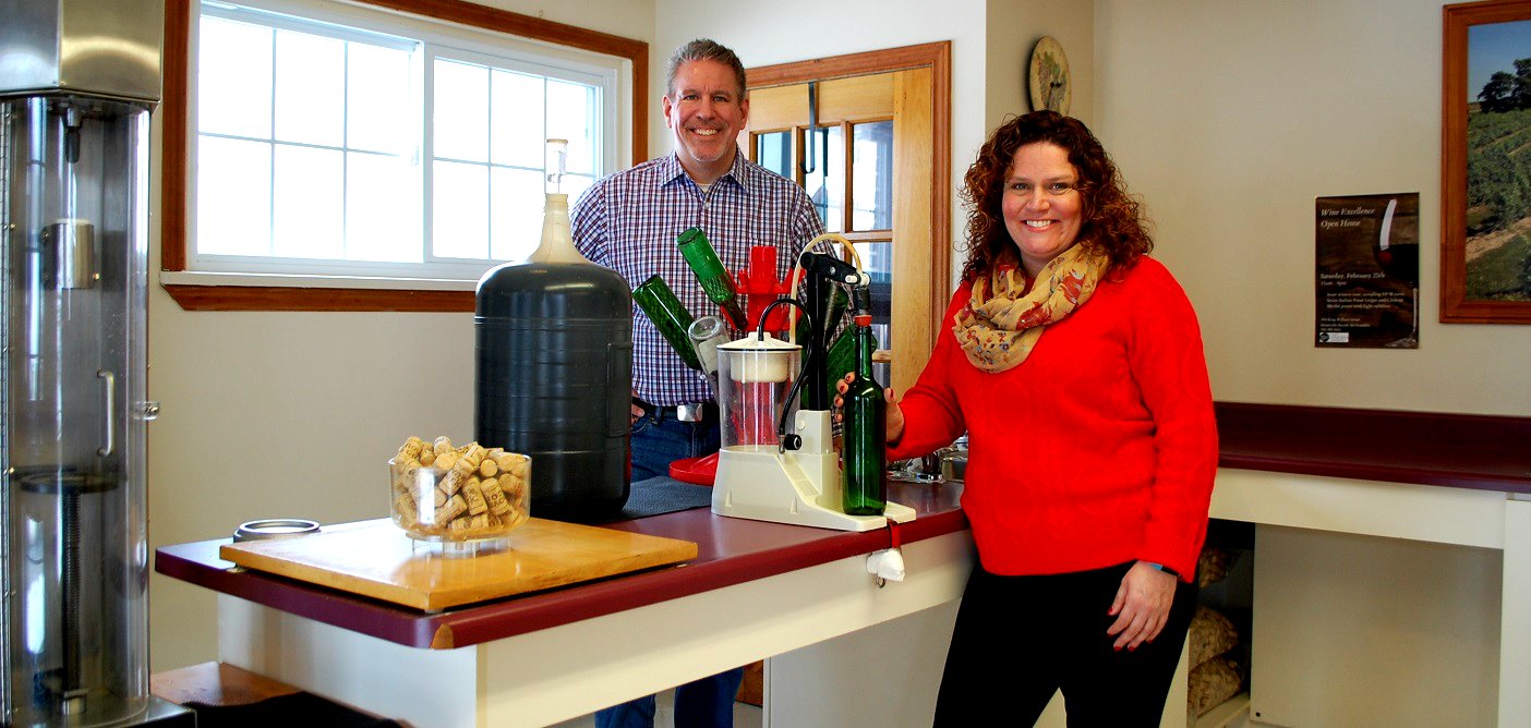 Brent Finn and Jennifer Jerrett are the new owners of Wine Excellence