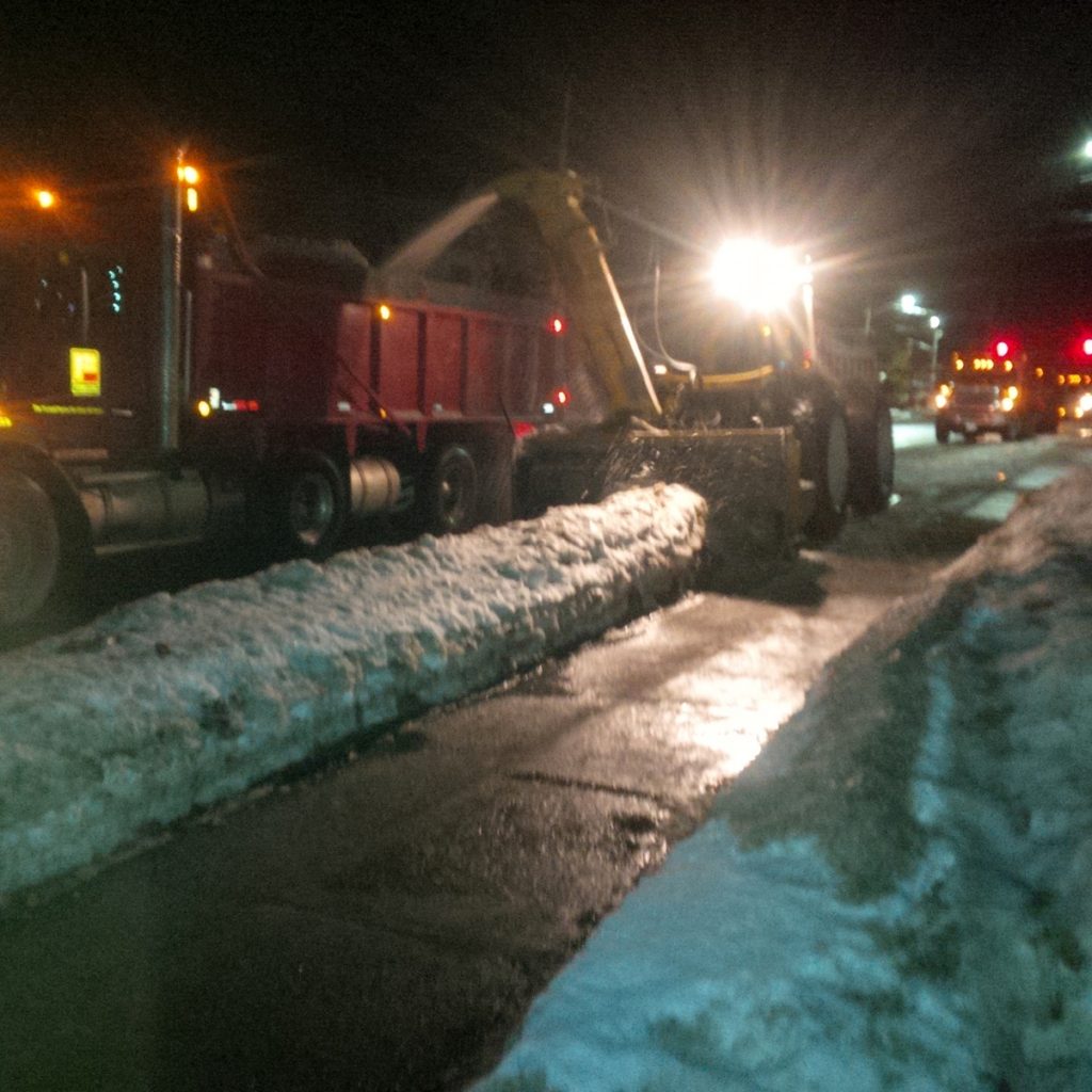 Snow removal in Huntsville (Doppler file photo)