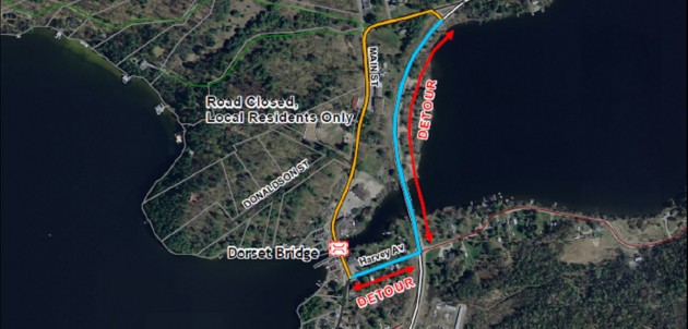 Dorset bridge closed for construction April 1-June 30