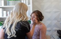 Katherine McLaren does Lexi's make-up