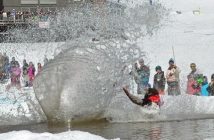 ...ends in a spectacular, crowd-pleasing wipe out!