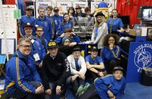 The Hoya Robotics team is all smiles in North Bay ((Photo courtesy of Andrew Johnston)