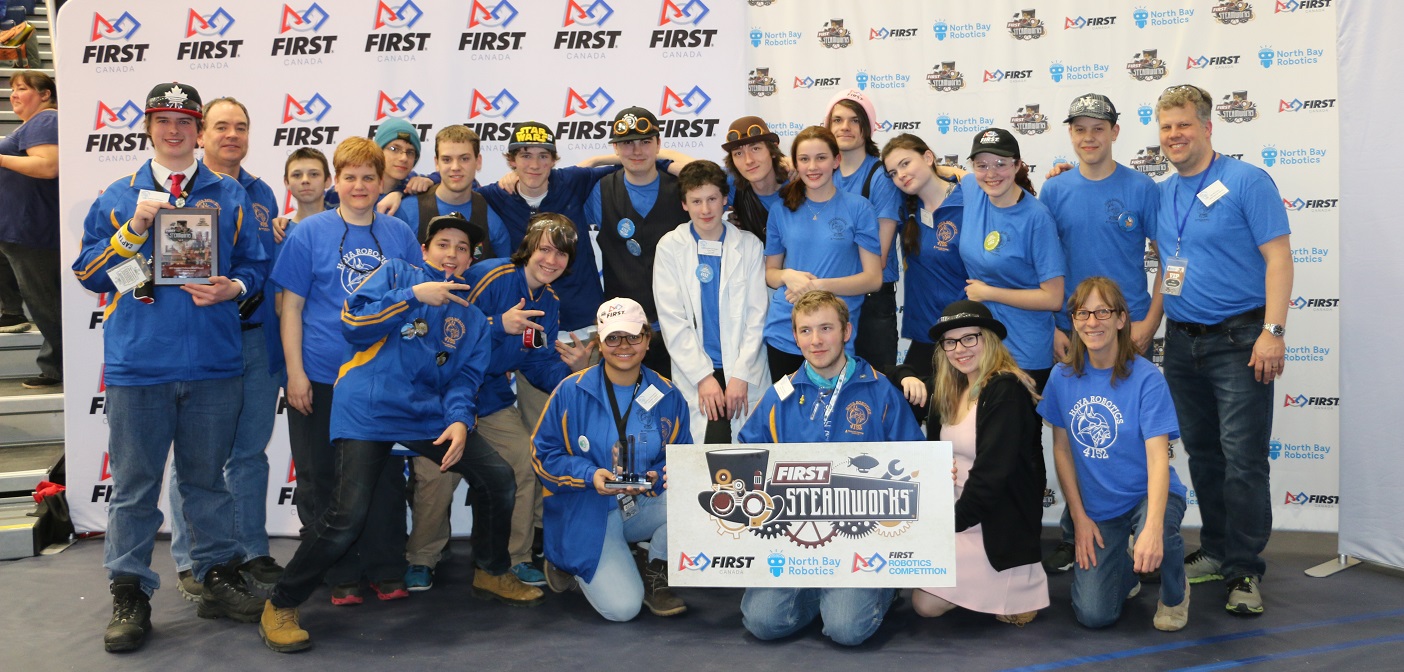 A great showing at two district competitions earned Hoya Robotics a spot at regionals and a shot at the world championship competition (Photo courtesy of Andrew Johnston)