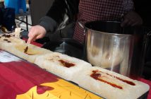 What maple festival would be complete without maple taffy?