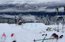 The weather conditions in Whistler weren't ideal, but Kyle Mattice made the best of it (submitted photo)