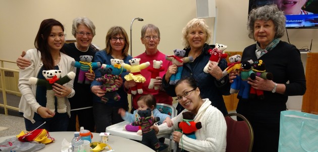 St. Mary’s women knit bears for smiles