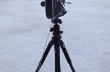 Sandy McLennan's 1955 Bolex regular 8mm camera in action, shooting part of his continuing series "At the Public Beach", one of which was recently had accepted in The8Fest in Toronto