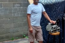 Sandy McLennan at the Backstreet Urban Arts Festival