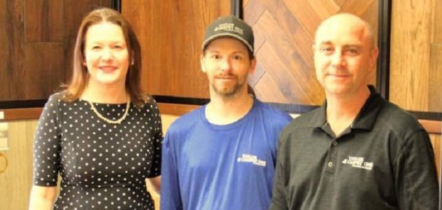 Taylor Carpet One supports employee with flooring donation for Habitat for Humanity