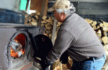 Fire is crucial in the process of boiling the sap. If it burns too hot, the sap will boil over and that can be a messy situation.