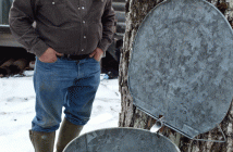 John has been busy in the bush for over a month. It was another great season and the Martins are hoping to have more than 80 gallons of syrup this year.