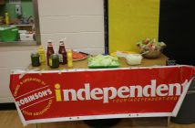 Local businesses sponsored the barbecue (Photo: Sarah Roberts)