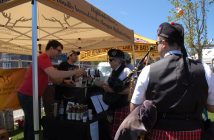 Even pipers need a brew
