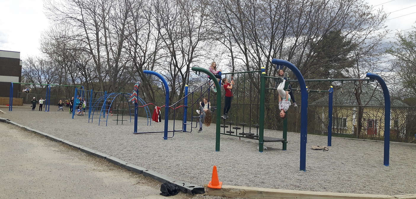 The existing HPS playground is not suitable for students in wheelchairs or with reduced mobility (Photo: Emily Dore)